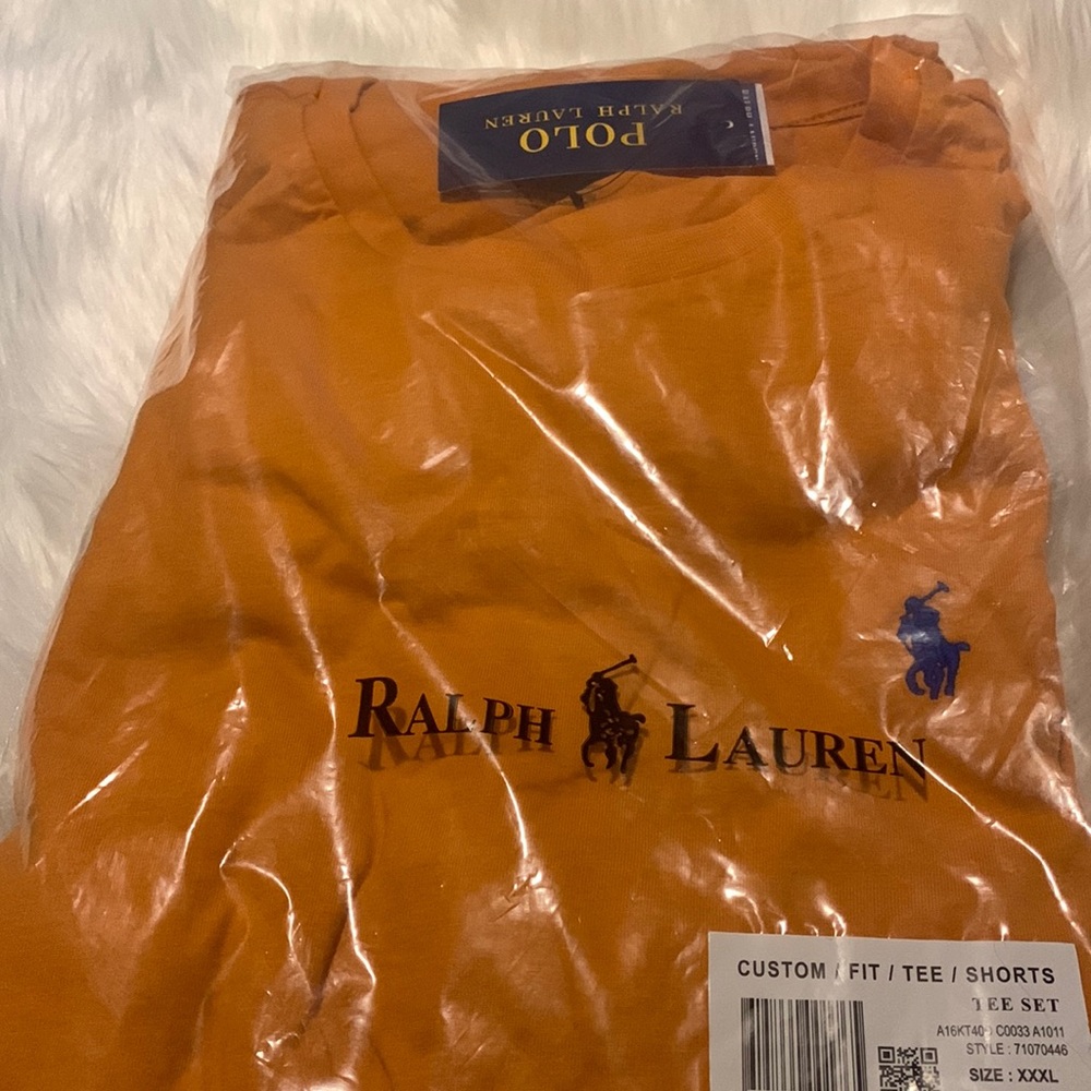 Polo custom fit T-shirt and short set